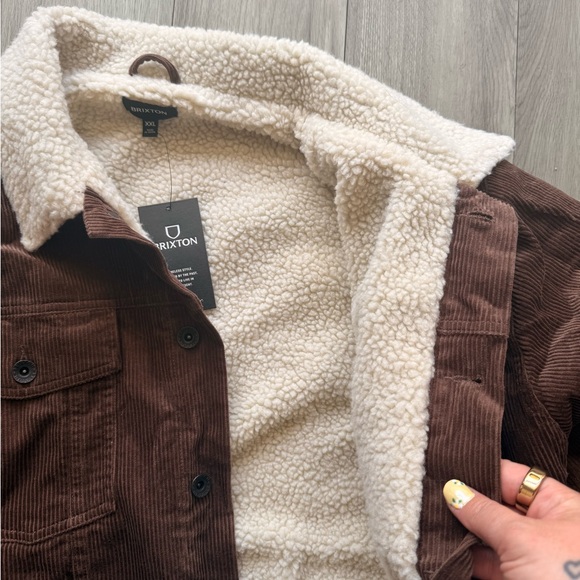 Brixton Cable Sherpa-Lined Trucker Jacket - Picture 5 of 6